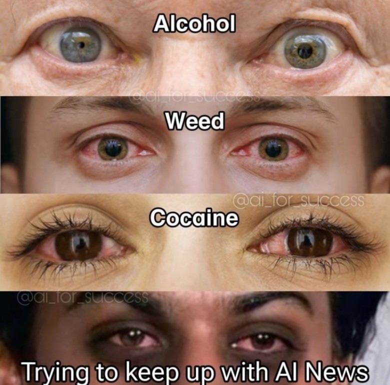 meme #4 : The Four Stages of Feeling Overwhelmed by Technology"