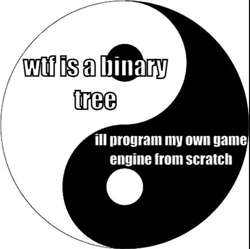 Programmer Duality: Between Data Structures and Delusions of Building a Game Engine