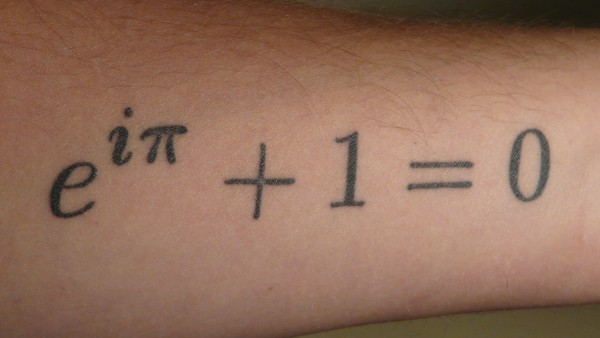 Euler beautiful equation tattoos