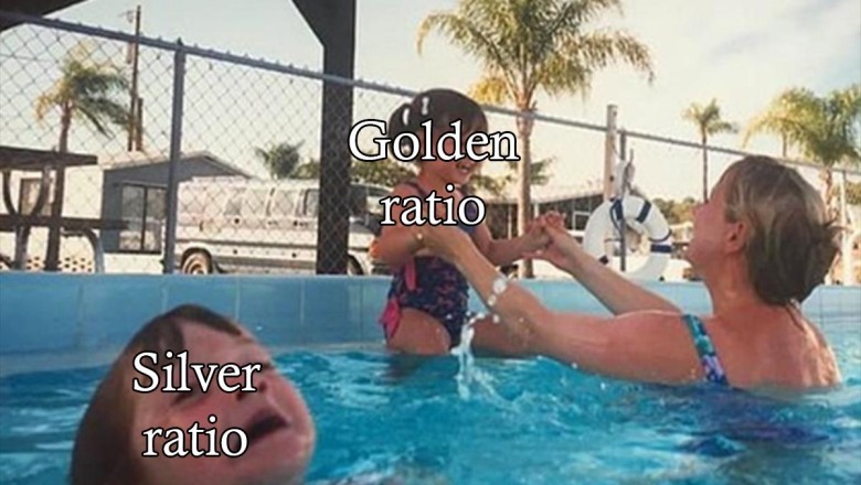 The Mathematical Ratios of Pool Time Fun: Golden Ratio vs. Silver Ratio meme