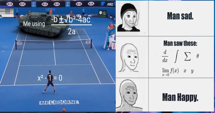 Funny Math Memes: Calculus Joy, Quadratic Overkill and Fraction Rule Humor