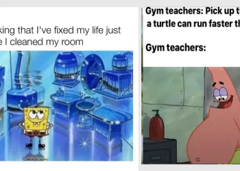 SpongeBob Meme Mashup: Hilarious Takes on Gym Class, Friendship, Cleaning, Driving, and School Nostalgia