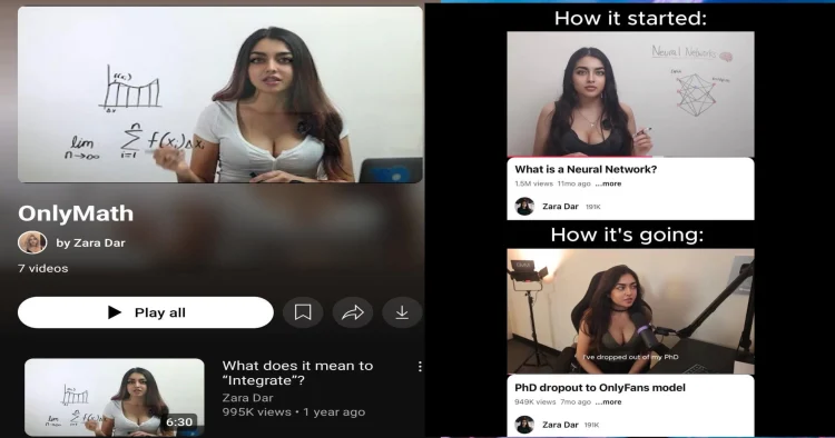 From Neural Networks to OnlyFans: Zara Dar’s Career Shift meme