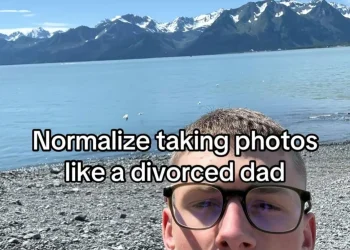 Normalize taking photo like a divorced dad meme