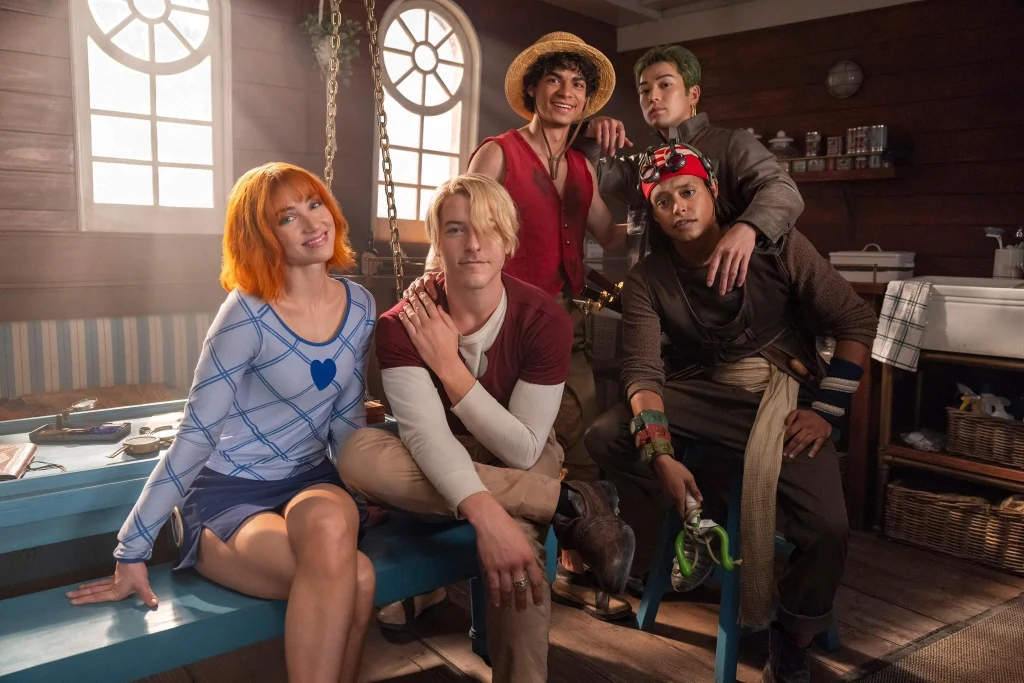 Netflix One Piece Season 2 features live‑action Luffy, Zoro, Nami, Usopp, Sanji, Chopper, new villains; directed by Emma Sullivan, showrun by Joe Tracz.