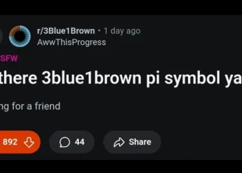 3Blue1Brown Meme Sparks Wild Yaoi Pi Symbol Question on Reddit