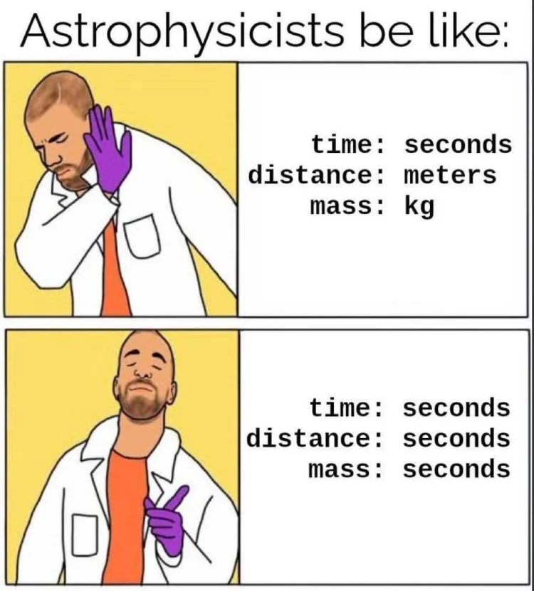 When Everything Becomes Time Astrophysics & Math Meme Explained