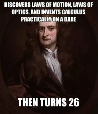 Newton meme 