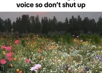 Sweet Reminder: “Btw I Love Hearing Your Voice So Don’t Shut Up”