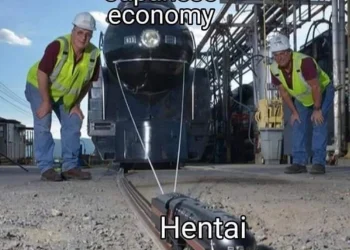 Japanese Economy vs. Hentai Meme Funny Train Comparison