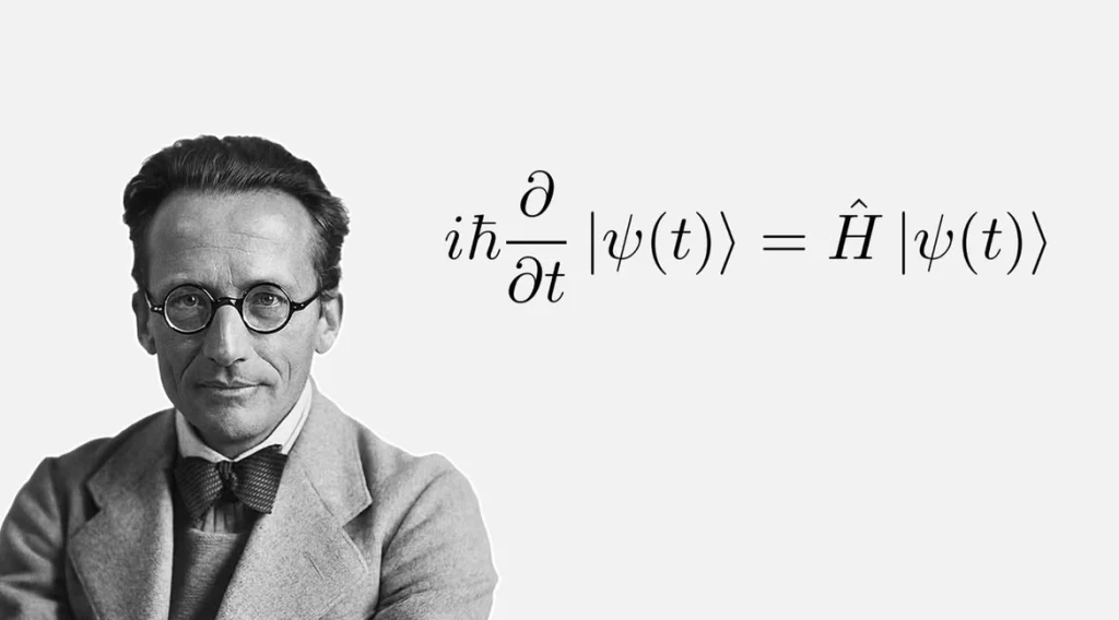Portrait of Erwin Schrödinger, Austrian physicist and pioneer of quantum mechanics