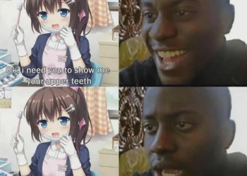 Anime Dentist Meme: Upper vs Lower Teeth Reaction
