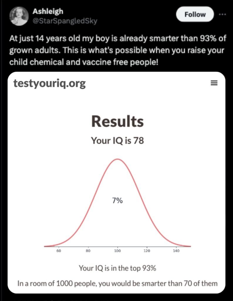 funny iq bell curve math fail meme misread statistics