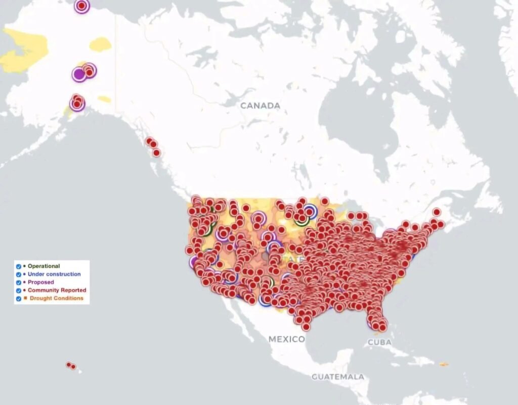 Erin Brockovich Data Center Map Crashes Twice in Days