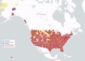 Erin Brockovich data center map showing AI facility reports across the United States