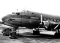 Wreckage of a vintage Pan Am passenger plane resting on the Atlantic Ocean floor