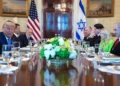Netanyahu arrest dispute — Trump and Netanyahu pictured together amid ongoing Israel-US relations