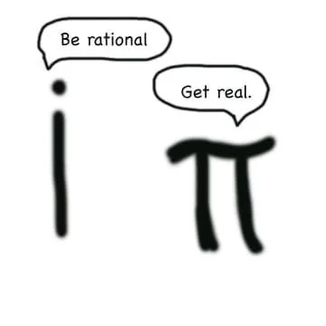 Be rational get real math pun