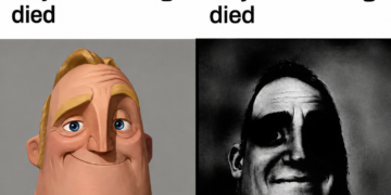 "Before learning why Alan Turing died" on the left and "After learning why Alan Turing died" on the right.