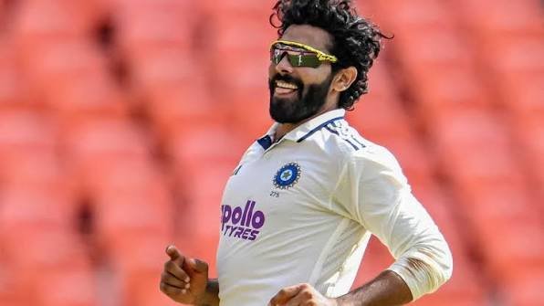 Ravindra Jadeja celebrates reaching 350 Test wickets for India against Sri Lanka in Galle Test 2026