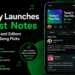 Spotify Playlist Notes feature showing users and music editors adding notes to explain song picks and share stories in playlists.