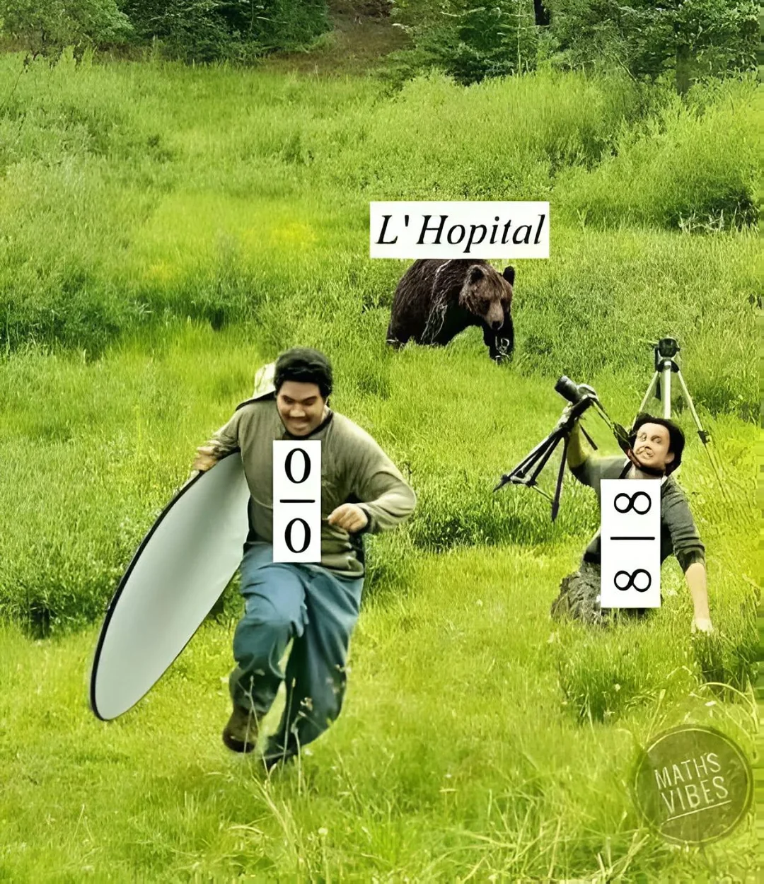 When i see l hospital rule is used i remember this meme
