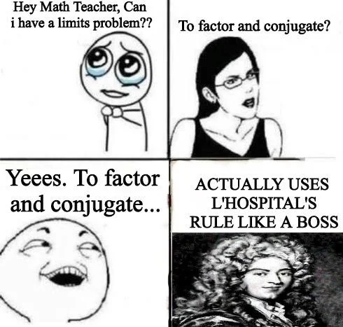 Why do some schools ban lhôpitals rule